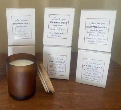 7oz Amber Lidded Candle £10