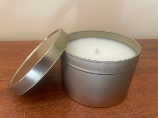 Gold Metal Tin Candle £8